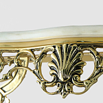 Консоль из бронзы с мраморной столешницей Bronze De Console варинант исполнения - 1 | Loft Concept в Ростове-на-Дону