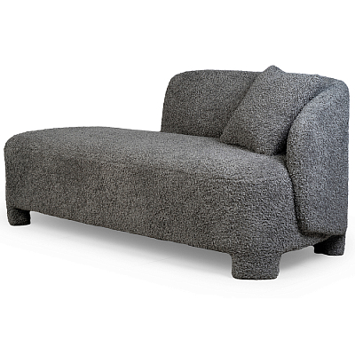      Thalia Grey Boucle Sofa