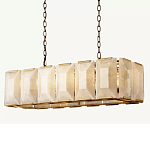 Люстра с абажуром из прямоугольных мраморных панелей Calling to Shine варинант исполнения - 3 | Loft Concept в Ростове-на-Дону