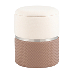 Пуф Mauldine с ящиком светло-коричневый с экокожей варинант исполнения - 1 | Loft Concept в Ростове-на-Дону