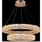 Люстра на 2 кольца с текстурной огранкой Reflection of Reality варинант исполнения - 5 | Loft Concept в Ростове-на-Дону