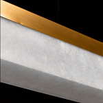 Подвесной светильник линейный из натурального камня Perfection of Geometry варинант исполнения - 6 | Loft Concept в Ростове-на-Дону