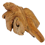 Статуэтка из дерева игуана Animals of the World варинант исполнения - 4 | Loft Concept в Ростове-на-Дону