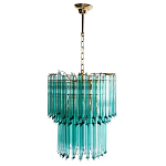 Дизайнерская люстра Blue Lagoon glass бирюзовое стекло  варинант исполнения - 2 | Loft Concept в Ростове-на-Дону