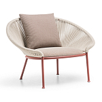 Дизайнерское уличное кресло с веревочной спинкой PETALO Armchair варинант исполнения - 2 | Loft Concept в Ростове-на-Дону