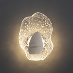 Бра с рельефным волнообразным стеклянным плафоном и вставкой из мрамора Liquid Stone варинант исполнения - 9 | Loft Concept в Ростове-на-Дону