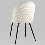 Мягкий стул в бежевом велюре Miruna Chair варинант исполнения - 5 | Loft Concept в Ростове-на-Дону