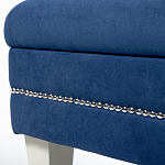 Мягкая банкетка с зоной для хранения Casket Blue варинант исполнения - 3 | Loft Concept в Ростове-на-Дону