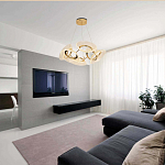 Люстра подвесная с 6-ю круглыми светодиодными лампами Catcher варинант исполнения - 2 | Loft Concept в Ростове-на-Дону