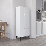 Комод белый с 4-мя дверцами на металлических ножках SPARK MULTIPURPOSE CABINET WHITE варинант исполнения - 3 | Loft Concept в Ростове-на-Дону