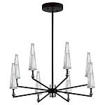 Люстра с прозрачными плафонами из стекла Umbrella варинант исполнения - 1 | Loft Concept в Ростове-на-Дону