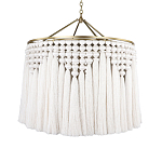 Люстра белая плетеная с кисточками Boho Tassel Chandelier варинант исполнения - 1 | Loft Concept в Ростове-на-Дону