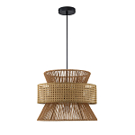 Подвесной светильник с абажуром из натуральных материалов Light Inside the Cell варинант исполнения - 3 | Loft Concept в Ростове-на-Дону