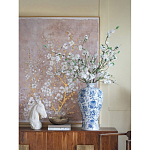 Ваза фарфоровая высокая с синими цветочными мотивами Independence варинант исполнения - 4 | Loft Concept в Ростове-на-Дону