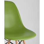 Пластиковый стул на ножках из массива бука Eames Green варинант исполнения - 2 | Loft Concept в Ростове-на-Дону