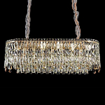 Люстра овальная с хрустальными подвесками Roul Crystal Light варинант исполнения - 2 | Loft Concept в Ростове-на-Дону