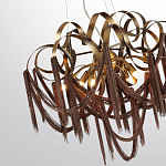 Люстра подвесная с переплетенными металлическими лентами и цепочками Atlantis Chain варинант исполнения - 3 | Loft Concept в Ростове-на-Дону