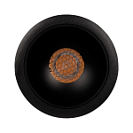 Встраиваемый спот светодиодный круглый черного цвета с углублением Ombra Lux  варинант исполнения - 2 | Loft Concept в Ростове-на-Дону