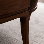 Кофейный стол овальный из дерева с 2-мя ящиками Coffee Walnut Table варинант исполнения - 10 | Loft Concept в Ростове-на-Дону