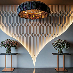 Гипсовая 3D Панель CRYSTAL SYMPHONY A варинант исполнения - 1 | Loft Concept в Ростове-на-Дону