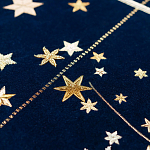 Обои с вышивкой ручной работы Cosmos Original colourway on velvet варинант исполнения - 4 | Loft Concept в Ростове-на-Дону