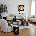 Приставной столик черного цвета AMORPHOUS варинант исполнения - 4 | Loft Concept в Ростове-на-Дону