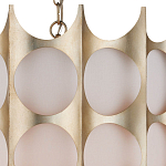 Подвесной светильник в форме цилиндра с фактурным серебряным каркасом и тканевым абажуром Silver Honeycomb варинант исполнения - 2 | Loft Concept в Ростове-на-Дону