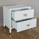 Тумба прикроватная с двумя ящиками Elsa Dreams White варинант исполнения - 2 | Loft Concept в Ростове-на-Дону