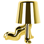 Настольная лампа фигурная цвета золото с гладким абажуром Высота 17 см Sophia варинант исполнения - 4 | Loft Concept в Ростове-на-Дону
