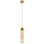 Подвесной светильник золото Sparkling Bubbles Tube Gold Amber Hanging Lamp варинант исполнения - 2 | Loft Concept в Ростове-на-Дону