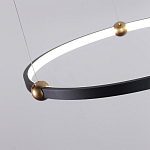 Люстра подвесная светодиодная черный металл Ring Horizontal варинант исполнения - 10 | Loft Concept в Ростове-на-Дону
