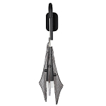 Бра черного цвета с плафоном из рельефного стекла Glass Pod варинант исполнения - 7 | Loft Concept в Ростове-на-Дону