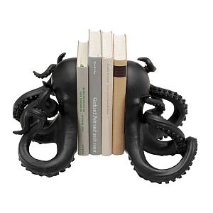 Держатель для книг Черный Осьминог