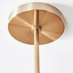 Люстра линейная с 2-мя белыми плиссированными тканевыми абажурами Combination варинант исполнения - 1 | Loft Concept в Ростове-на-Дону