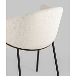 Стул Brace букле белый варинант исполнения - 3 | Loft Concept в Ростове-на-Дону