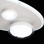 Потолочный светильник овальной формы белого цвета с 4-мя лампами Lunar Pebbles варинант исполнения - 8 | Loft Concept в Ростове-на-Дону