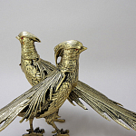 Статуэтка бронзовая пара Фазаны Bronze Birds варинант исполнения - 1 | Loft Concept в Ростове-на-Дону