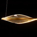 Люстра линейная с изогнутым плафоном Wave Line варинант исполнения - 7 | Loft Concept в Ростове-на-Дону