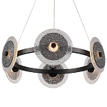 Люстра с плафонами из фактурного двойного стекла Heterochromia варинант исполнения - 2 | Loft Concept в Ростове-на-Дону