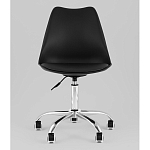 Офисный стул на металлическом основании EGGERY Black пластик варинант исполнения - 5 | Loft Concept в Ростове-на-Дону