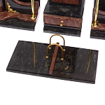 Настольный письменный набор из лемезита и змеевика с декором в виде Орла в подарочной упаковке Successful Leader варинант исполнения - 4 | Loft Concept в Ростове-на-Дону