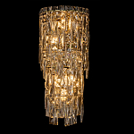 Бра с каскадом из прозрачного хрусталя и корпусом золотого цвета Constant Sparks варинант исполнения - 1 | Loft Concept в Ростове-на-Дону