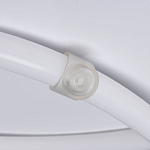 Люстра белого цвета с тремя изогнутыми светодиоидными плафонами Luke Lampco Tracer Lamp варинант исполнения - 6 | Loft Concept в Ростове-на-Дону