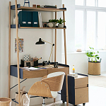 Вращающееся офисное кресло на колёсах Delwyn Chair White варинант исполнения - 5 | Loft Concept в Ростове-на-Дону