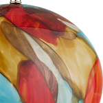 Настольная лампа разноцветная с овальным тканевым абажуром Abstraction варинант исполнения - 1 | Loft Concept в Ростове-на-Дону