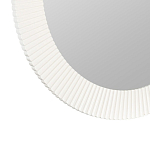 Зеркало в круглой фактурной раме Mirror Modern Texture белое варинант исполнения - 2 | Loft Concept в Ростове-на-Дону