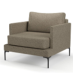 Мебельная ткань Шенилл коричневый цвет 138 см T4-28 варинант исполнения - 7 | Loft Concept в Ростове-на-Дону