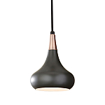  Подвесной светильник с каплевидным плафоном темного цвета Feiss варинант исполнения - 1 | Loft Concept в Ростове-на-Дону