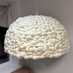 Вязаный подвесной светильник из шерсти Dome Wool Lamp  варинант исполнения - 2 | Loft Concept в Ростове-на-Дону