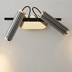 Бра с двумя цилиндрическими плафонами на магнитном креплении Bronze Concert варинант исполнения - 2 | Loft Concept в Ростове-на-Дону